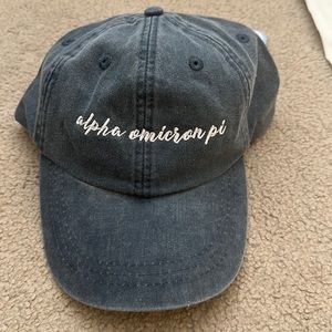 NWT Alpha Omicron Pi (AOII) Baseball Hat